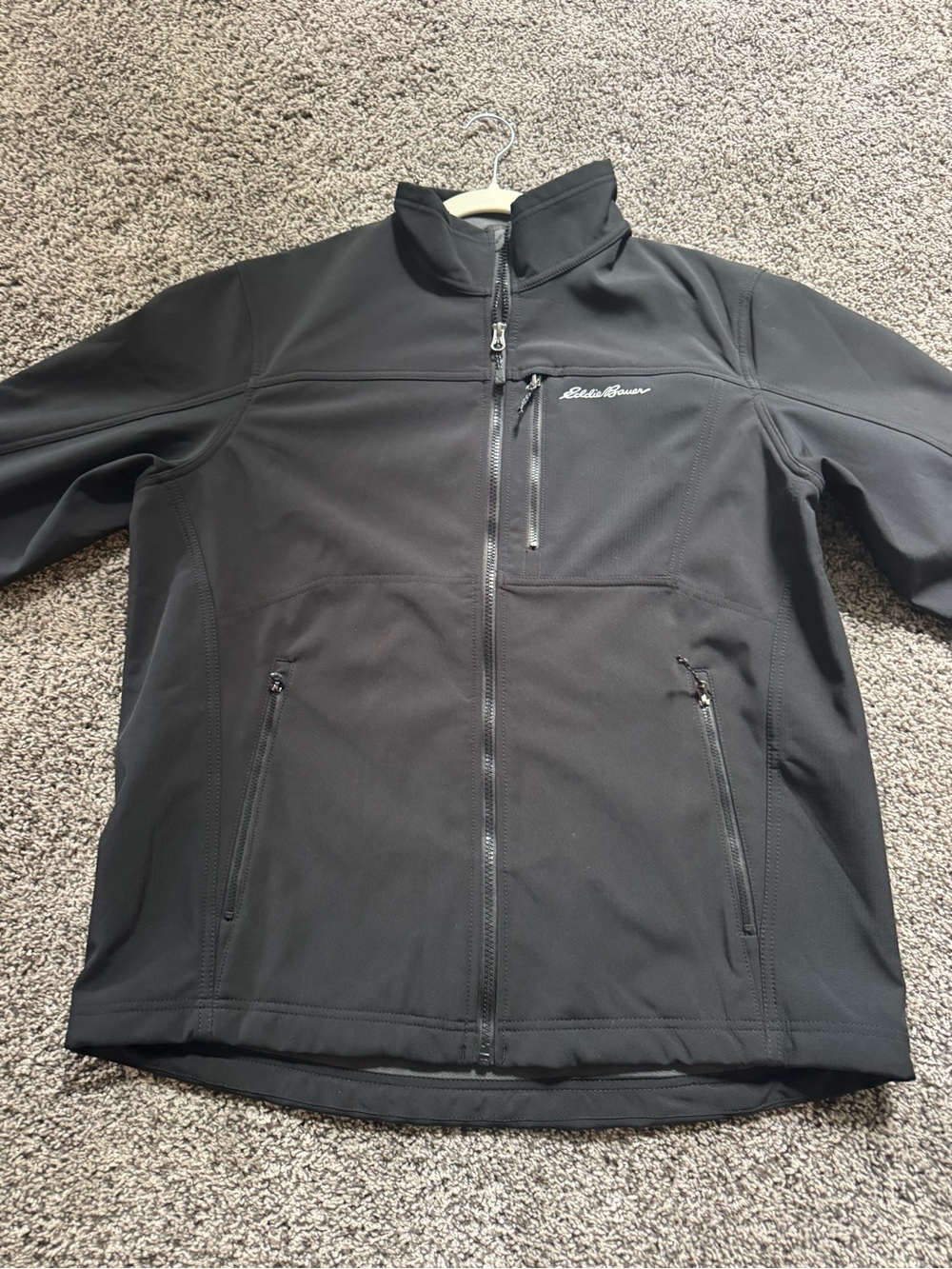 Eddie Bauer Black Lightweight Softshell Jacket